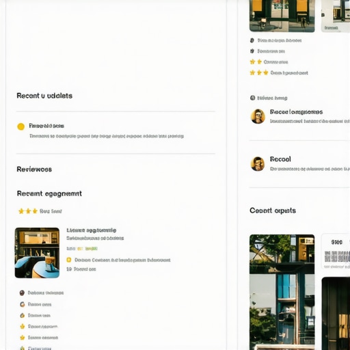Screenshot of a comprehensive Google My Business management dashboard pushing local engagement