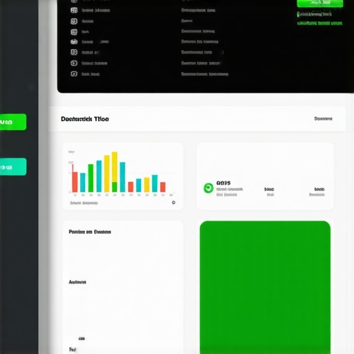 AI-Powered Local SEO Dashboard A futuristic dashboard displaying local SEO metrics and AI insights for proactive management