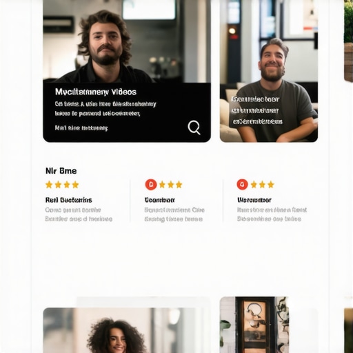 Optimized Local Business Profile with Multimedia and Engagement A Google My Business profile filled with images, videos, and active customer reviews indicating high engagement.