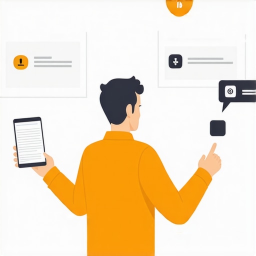 A person managing social media and reviews on mobile devices during a local event