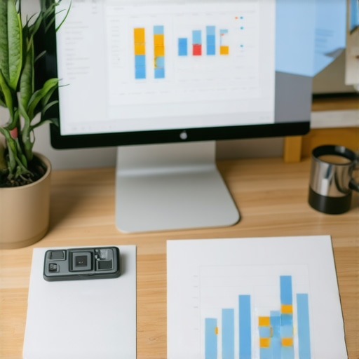 SEO Tools and Analytics for Local Search Desk with multiple screens displaying local SEO dashboards, analytics, and monitoring tools.