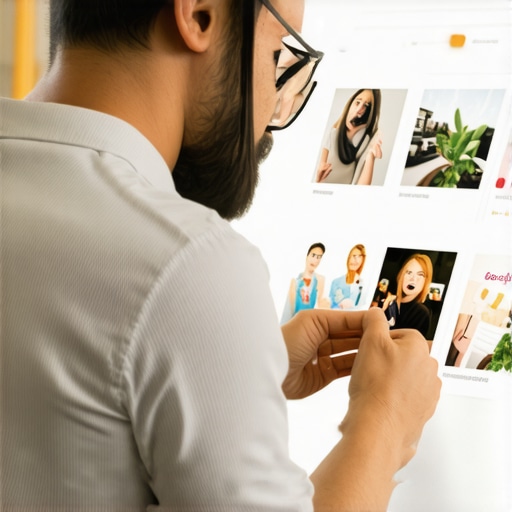 Business owner uploading photos and videos to Google My Business profile