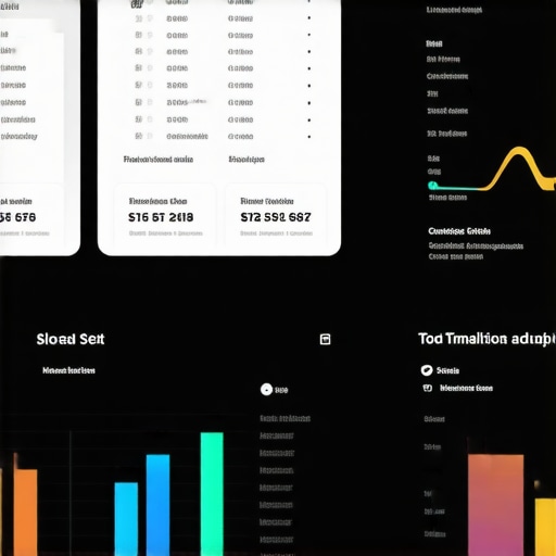 Screenshot of live local SEO analytics on a computer screen